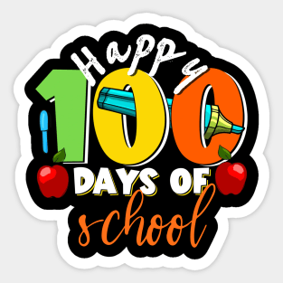 Happy 100th Day of School Sticker